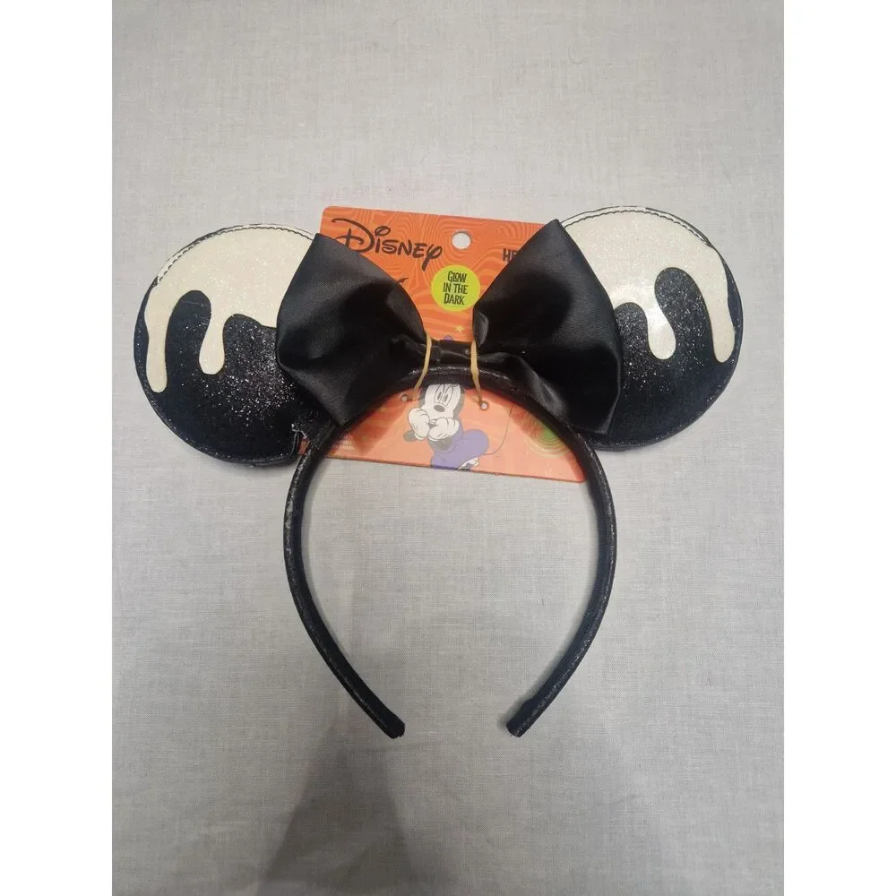 Licensed Glow in the Dark Halloween Mickey Ears
